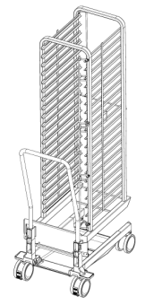 Рама с направляющими 20-1-1, 20 уровней HeavyDuty RATIONAL 60.21.291